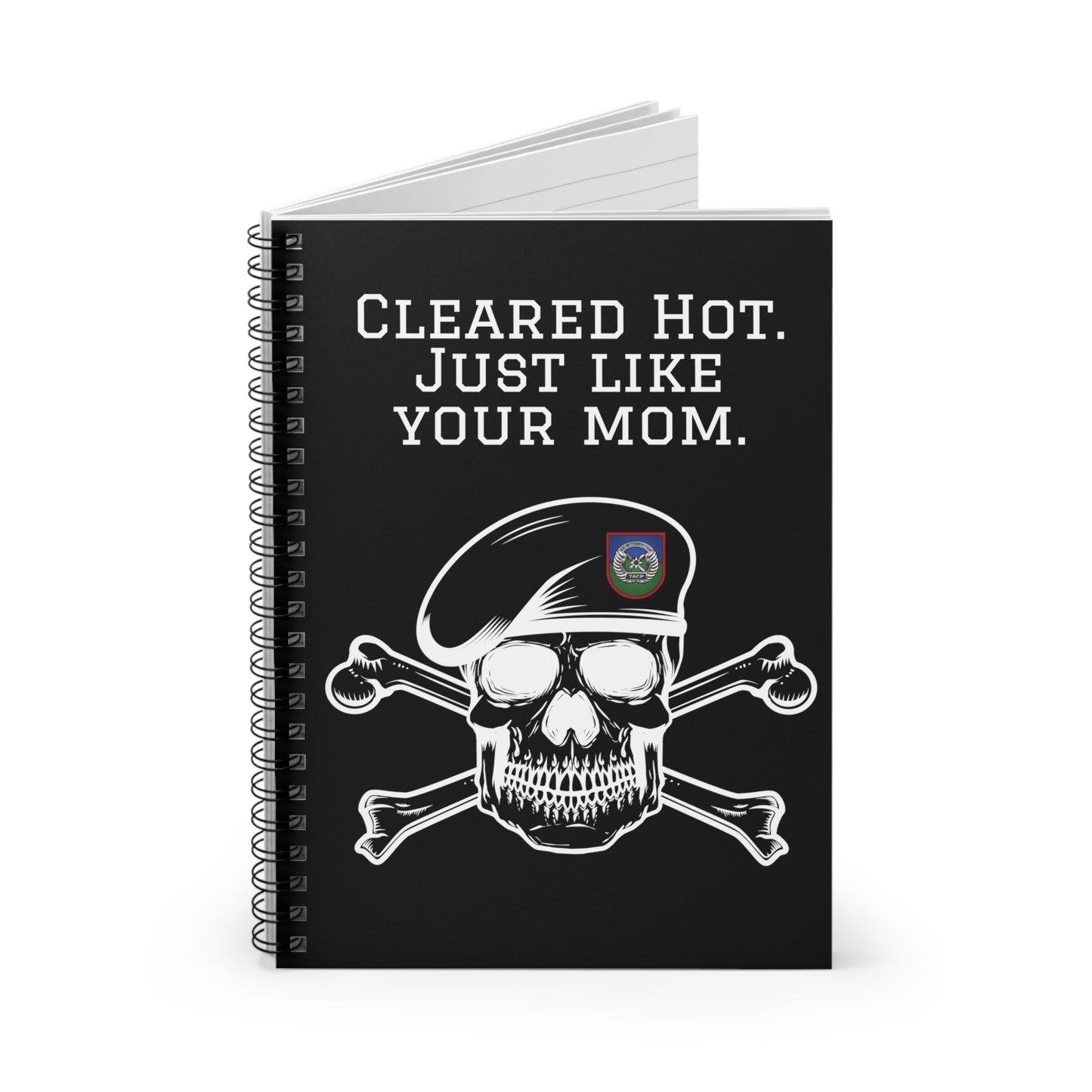 TACP Cleared Hot Spiral Notebook - Ruled Line