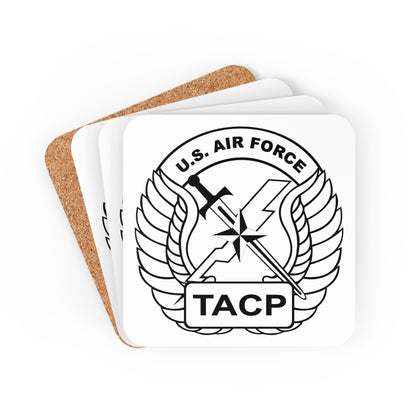 U.S. Air Force TACP Corkwood Coaster Set