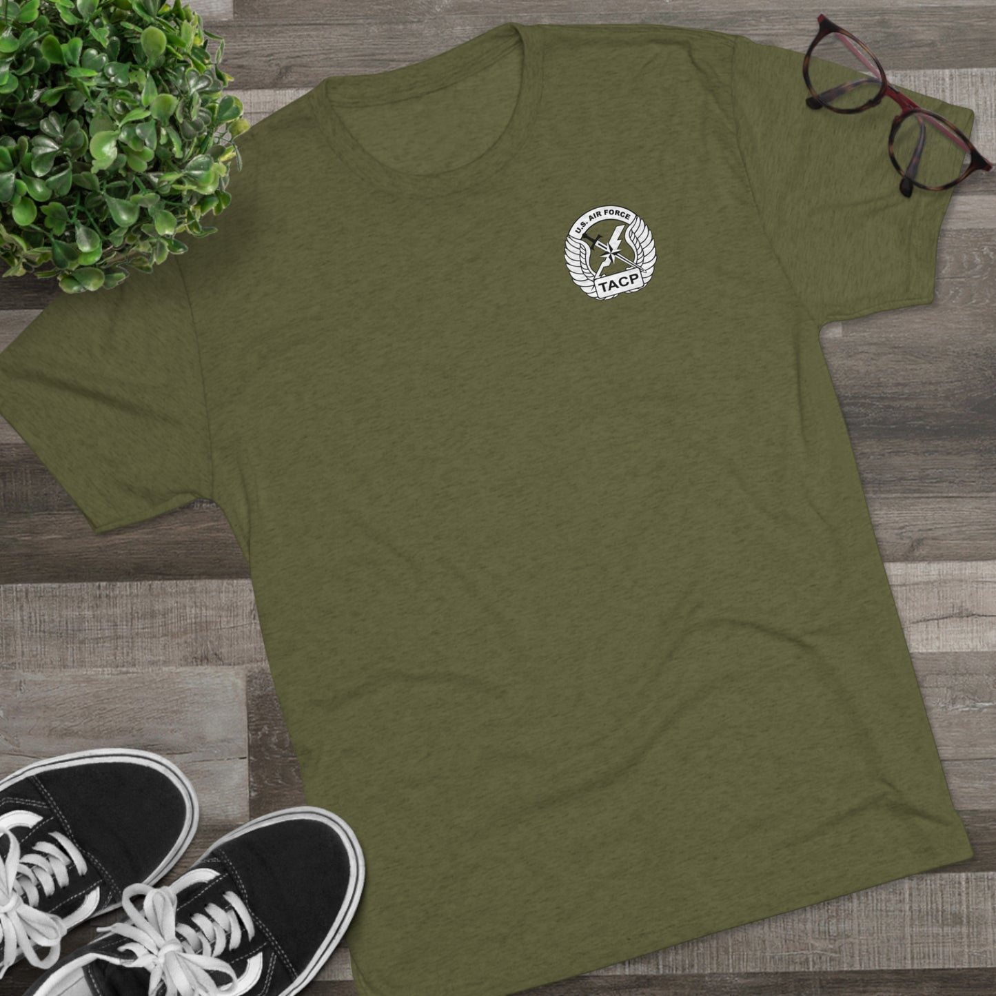 TACP JTAC Death on Call Tri-Blend Crew Tee