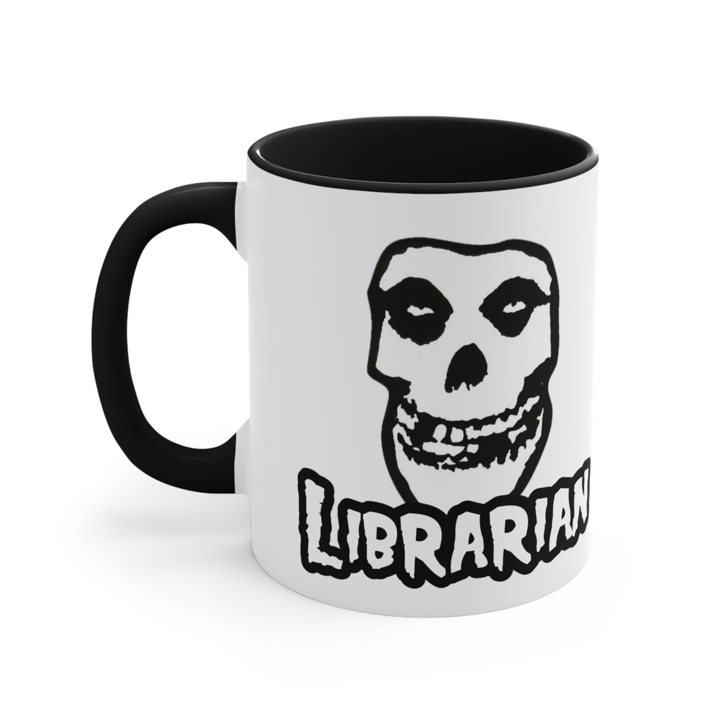 Librarian Misfits Punk Books Bats Coffee Mug, 11oz