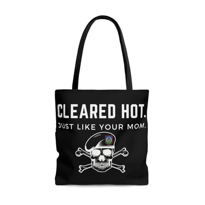 JTAC, TACP, Air Force, Cleared Hot.Tote Bag