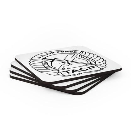 U.S. Air Force TACP Corkwood Coaster Set