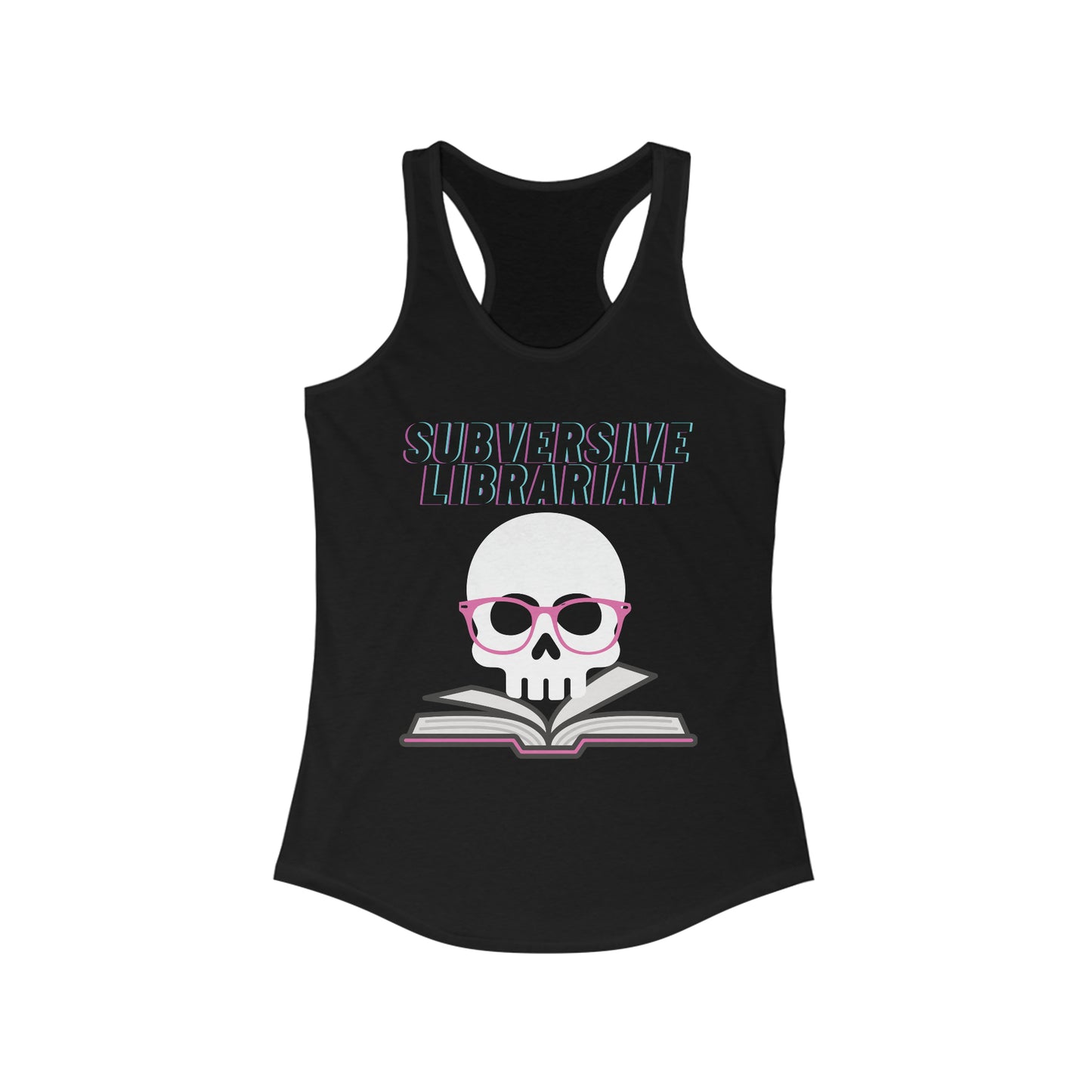 Subversive Librarian Women's Racerback Tank