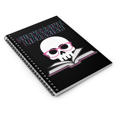 Subversive Librarian Spiral Notebook - Ruled Line