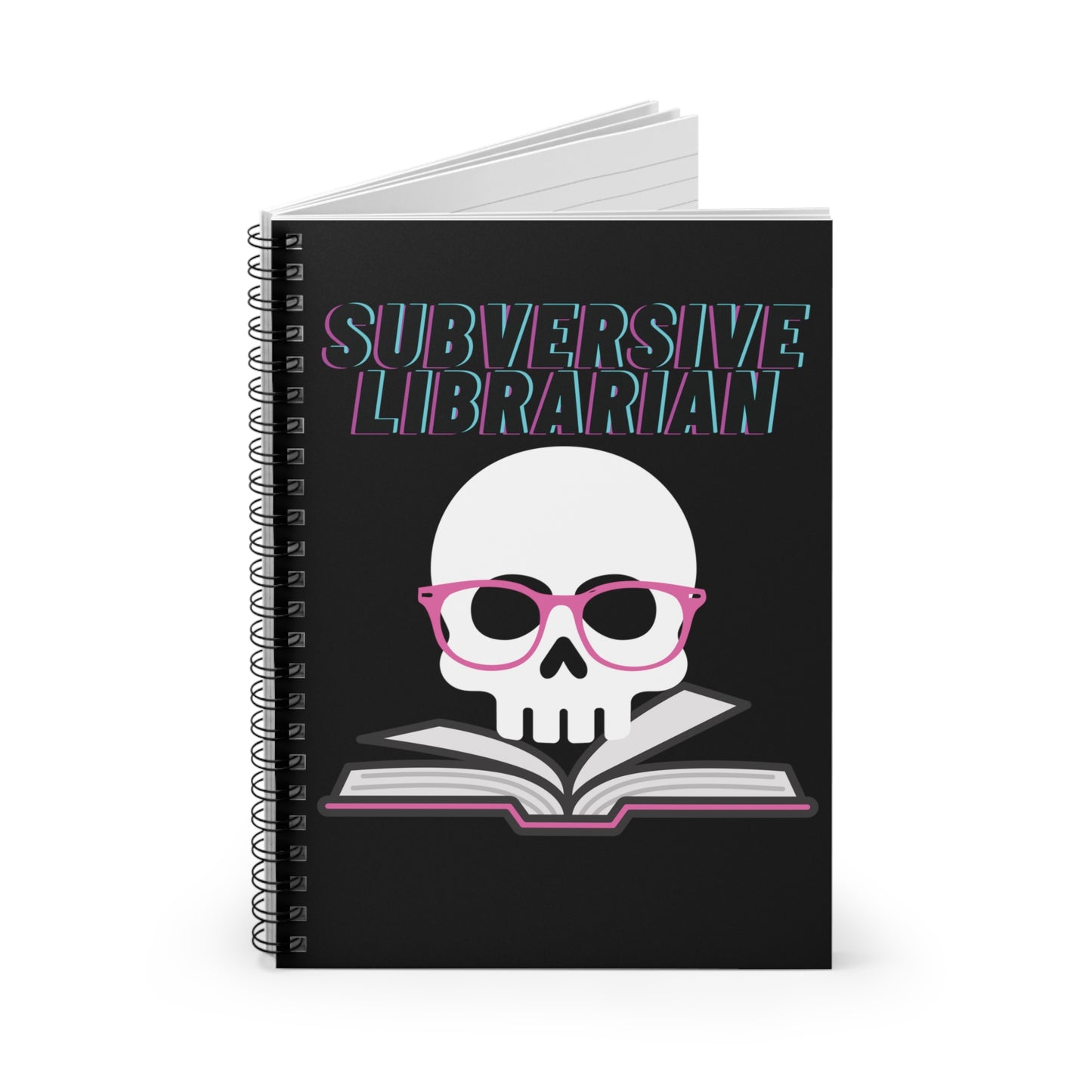 Subversive Librarian Spiral Notebook - Ruled Line