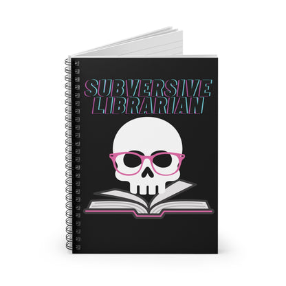 Subversive Librarian Spiral Notebook - Ruled Line