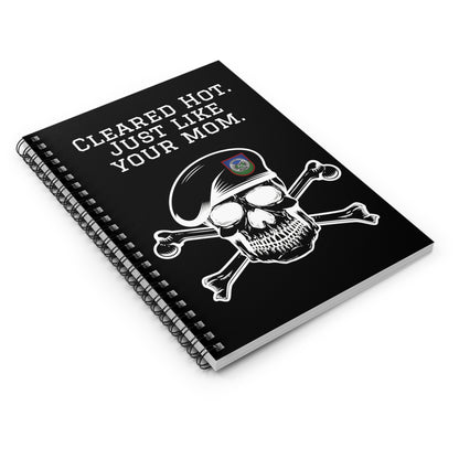 TACP Cleared Hot Spiral Notebook - Ruled Line