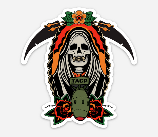 TACP Reaper Bomb Tattoo Flash Sticker