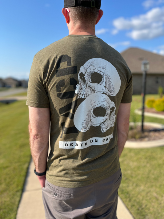 TACP JTAC Death on Call Tri-Blend Crew Tee